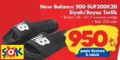 NEW BALANCE 200-SUF200K2D SİYAH/BEYAZ TERLİK NEW BALANCE 200-SUF200K2D SİYAH/BEYAZ TERLİK